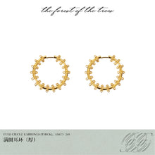 FULL CIECLE EARRINGS (THICK)