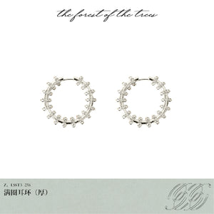 FULL CIECLE EARRINGS (THICK)
