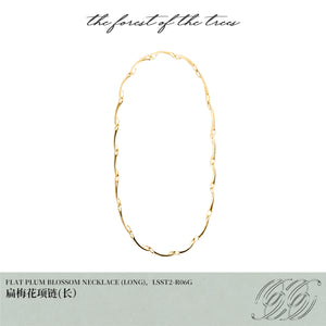 FLAT PLUM BLOSSOM NECKLACE （LONG）