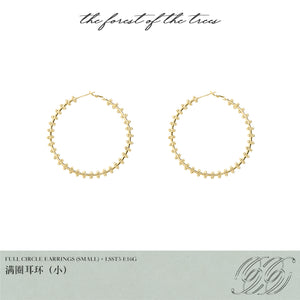 FULL CIRCLE EARRINGS (SMALL)