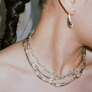 FLAT PLUM BLOSSOM NECKLACE （LONG）
