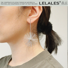 LELALES Round PIne Needles Earrings