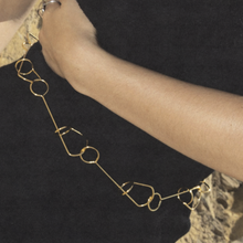 Pine-Needle Knot Necklace With A Ball Pendant