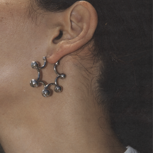 Linked Semicircle Earrings