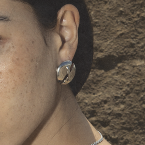 Round Buckle Earrings
