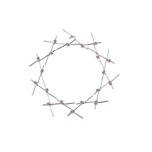 Inlaid Metal Necklace