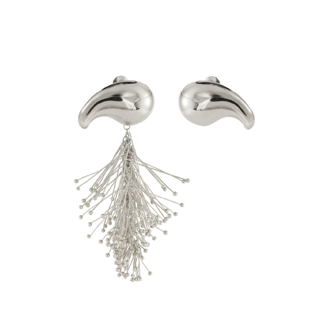Asymmetric Pine Needle Earrings