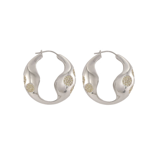 Arc Crab-Shaped Spinel Earrings