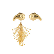 Asymmetric Pine Needle Earrings