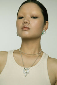 Round White Jade Necklace