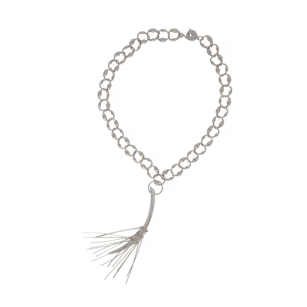 Crab-Shaped Pine Needles Necklace
