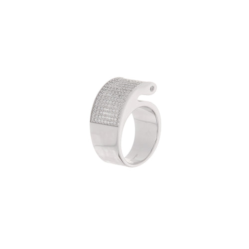 Diamonds Faced Ring