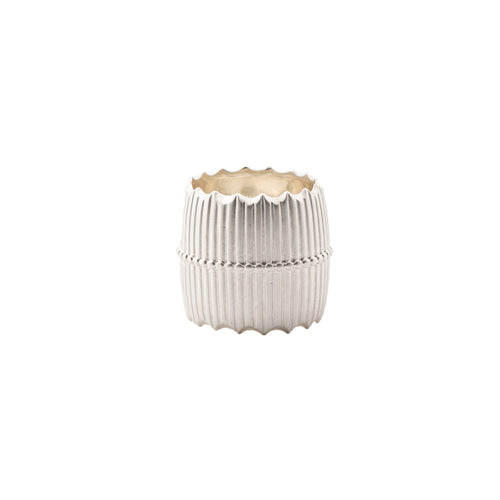 Wide Wave-Shaped Ring