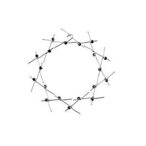 Inlaid Metal Necklace