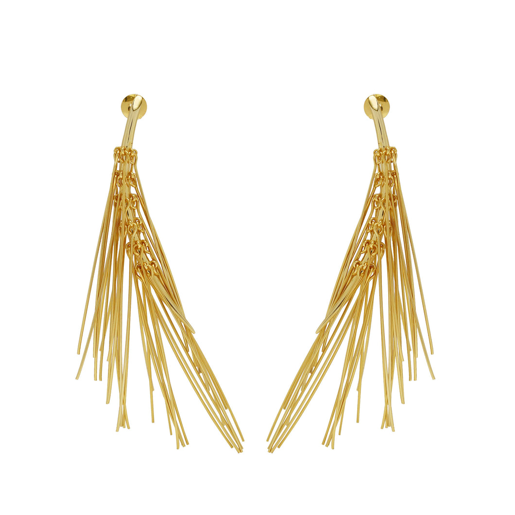 Golden Pine Needles Earrings (mini)