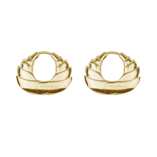 Oval Layered Earrings
