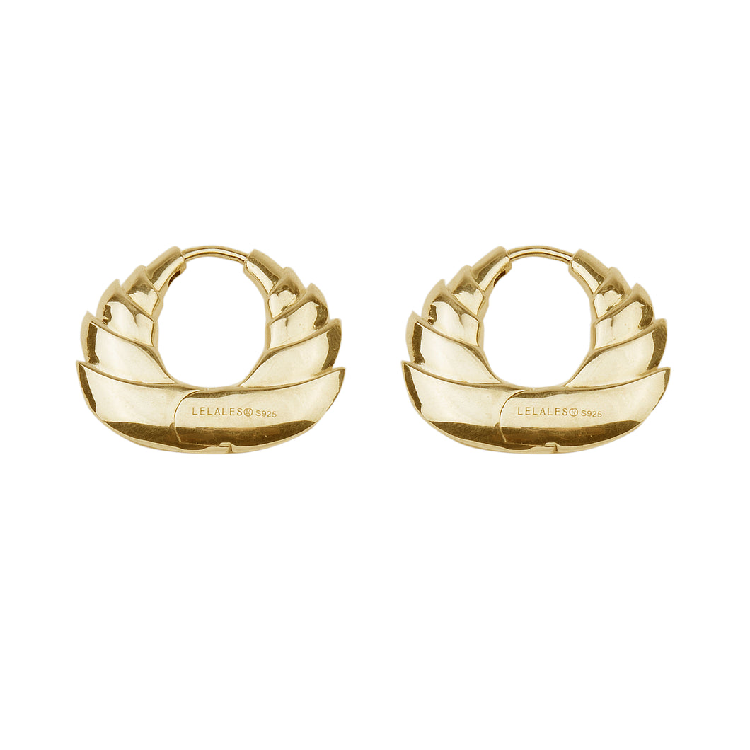 Oval Layered Earrings