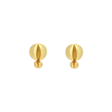 Double-Size Beads Earrings