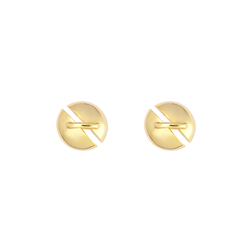Round Buckle Earrings