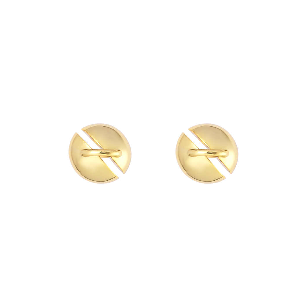 Round Buckle Earrings