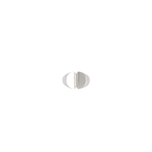 Concave Round-Facet Ring （Silver：S925 ）