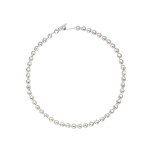 Beads Necklace （Plating: 18K Platinum +Zircon）