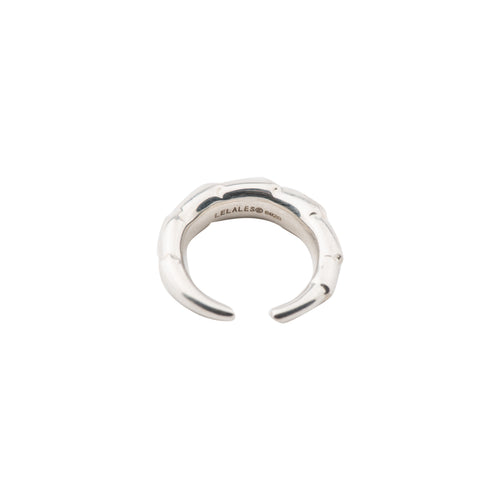 Bark-Shaped Open Ring