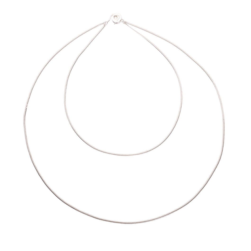 Unique Toggle With Double Necklace